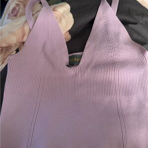 Purple cropped tank top